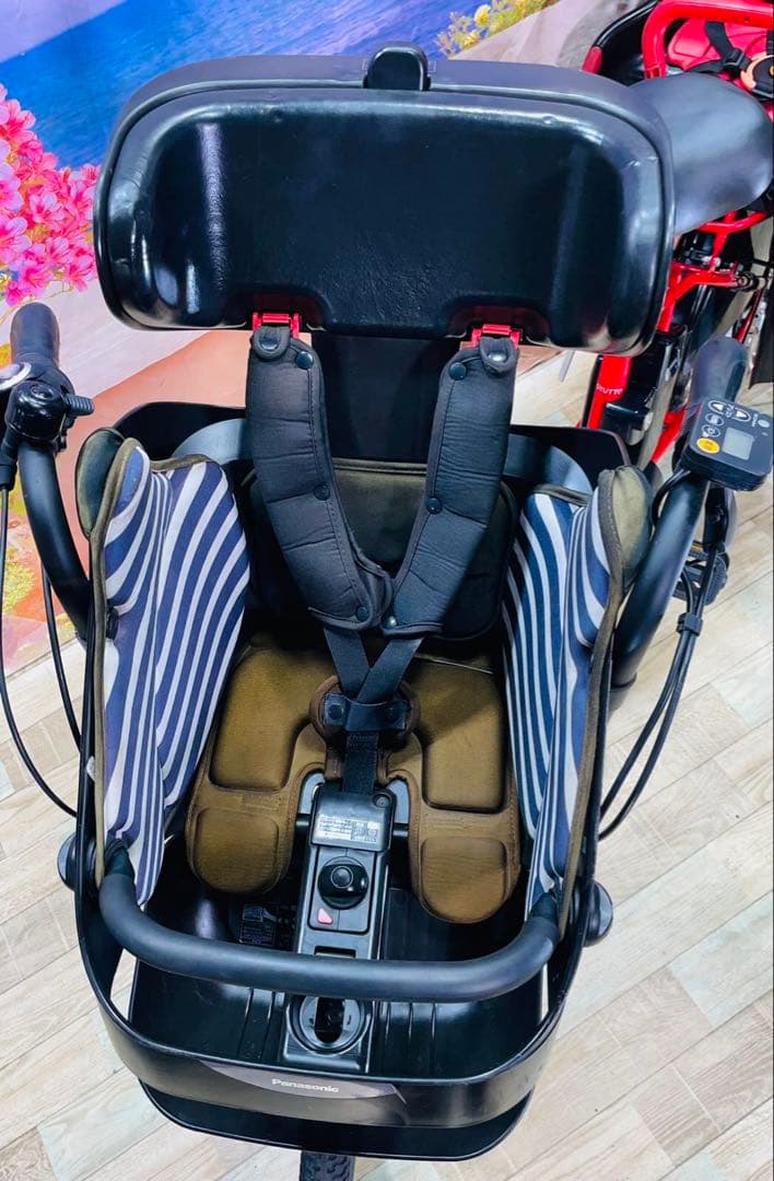 パナソニックギュット⭐️12AH！子供乗せ電動アシスト自転車Y2735