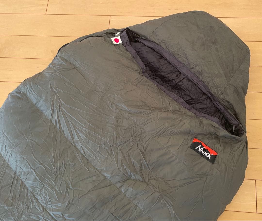 NANGA シュラフ 500STD カーキ色