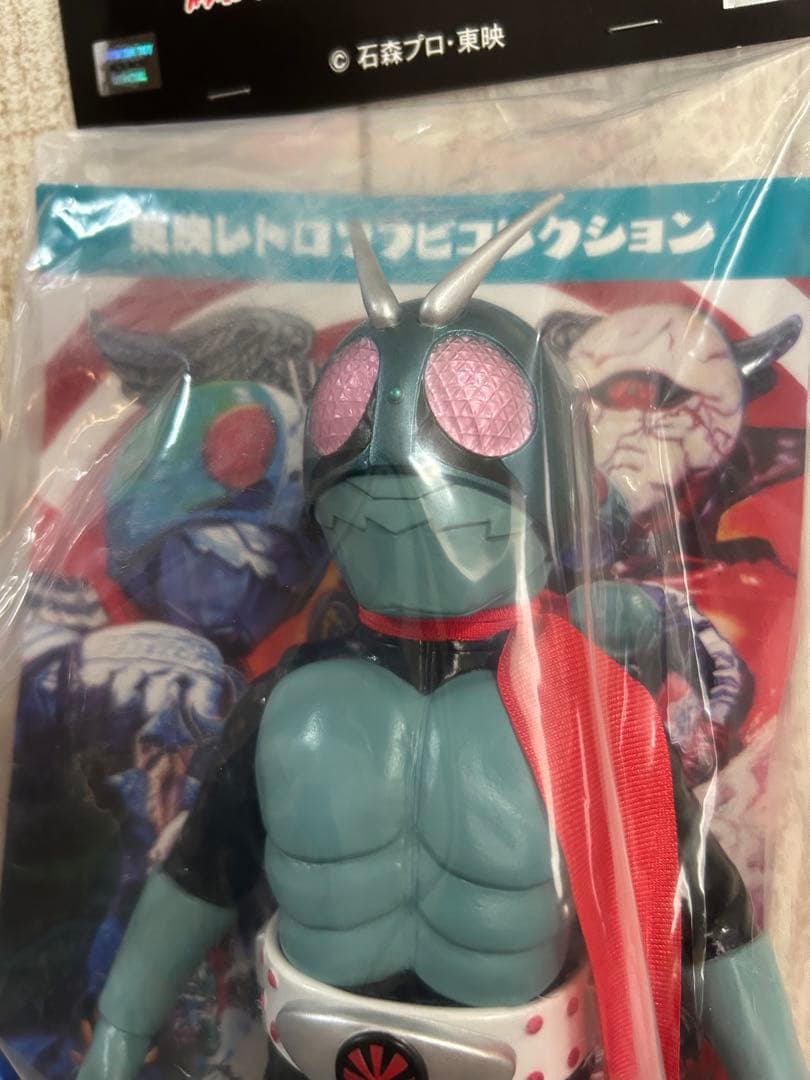 東映レトロソフビコレクション セット売り　仮面ライダー旧1号DX版 旧2号DX版