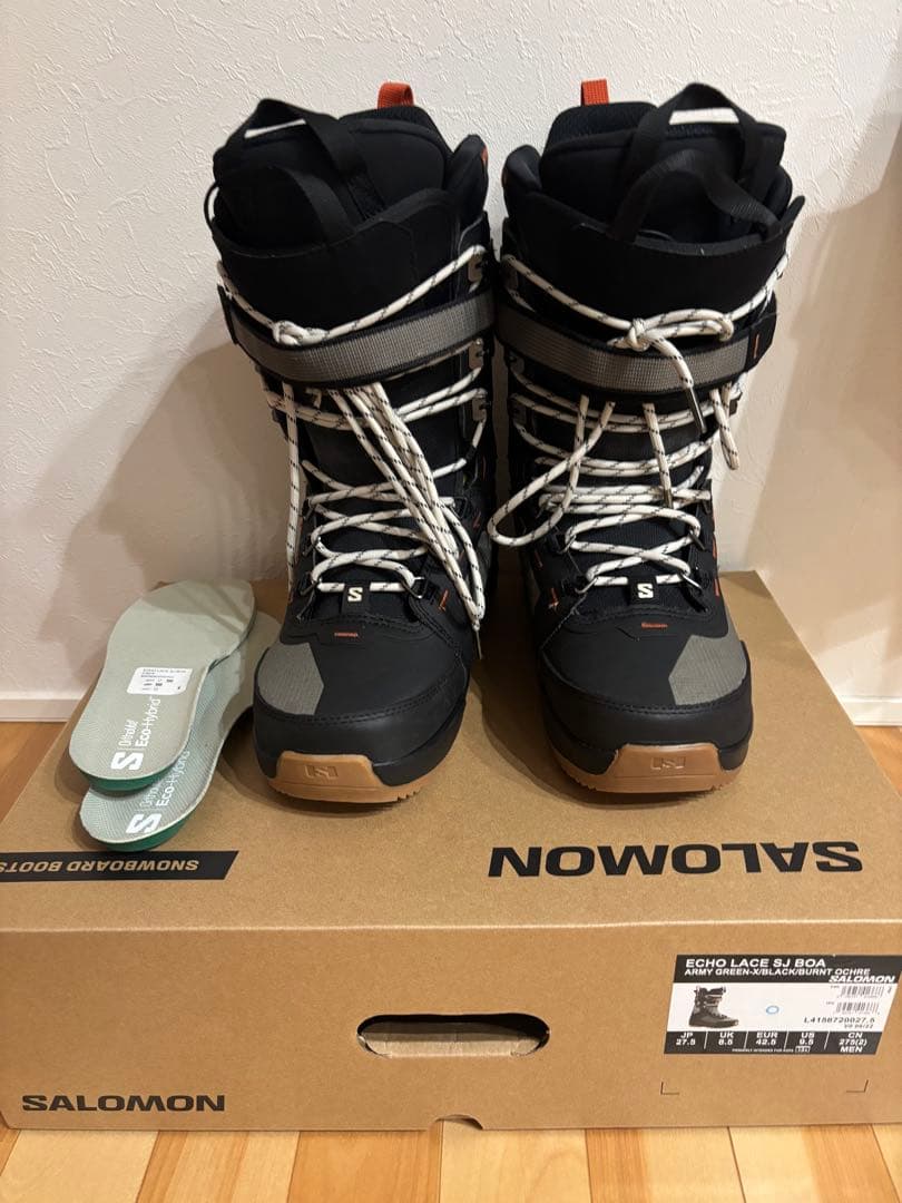 SALOMON スノーボードブーツ ECHO LACE SJ BOA 27.5