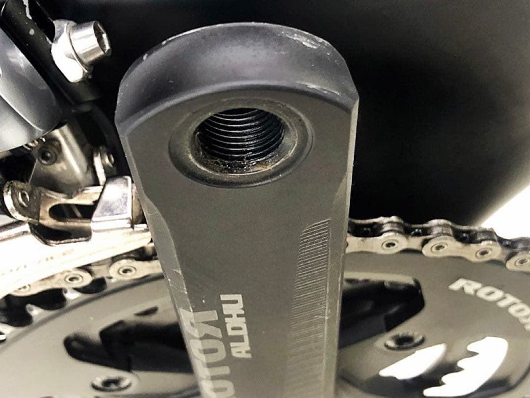 ROTOR ALDHU Q-RINGS 楕円 165mm ショートクランク