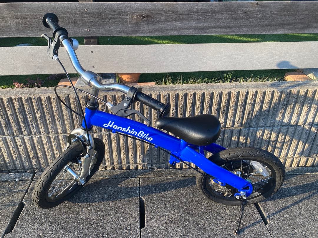 へんしんバイクx14 青　幼児〜小学生まで長く使えるモデルです