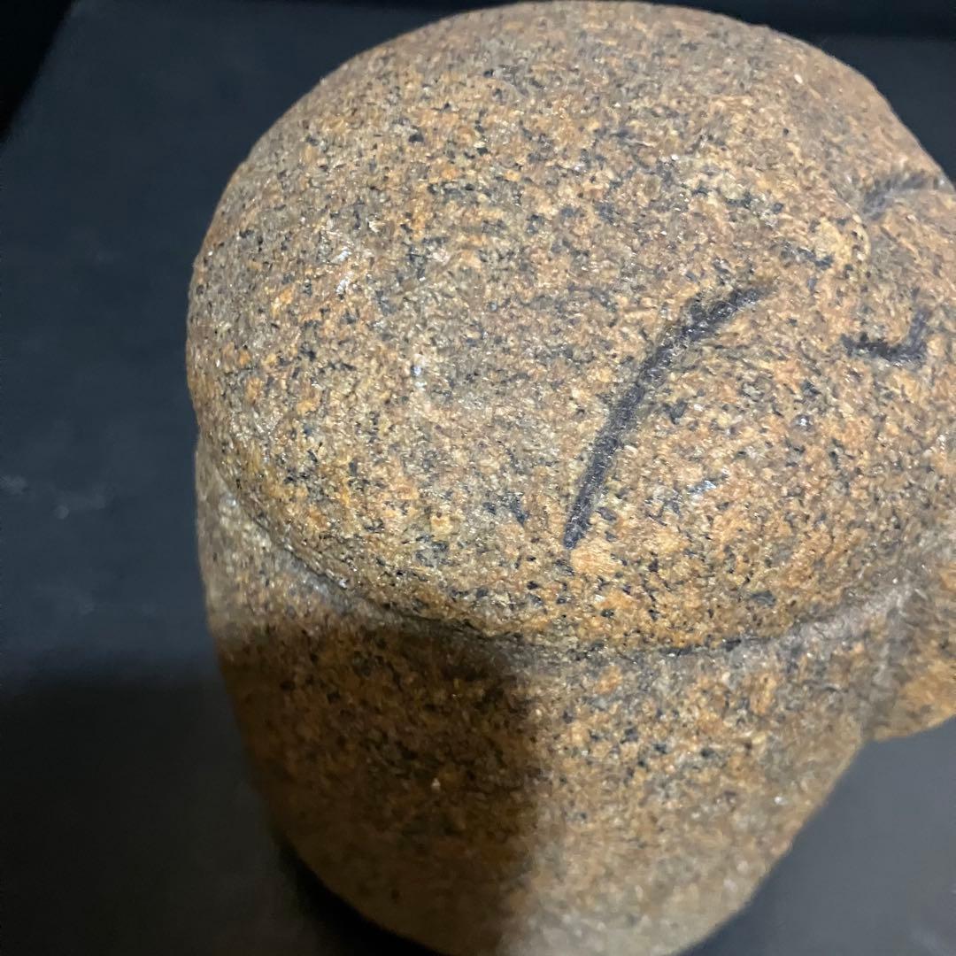 石神彫刻工房 石んこ地蔵まる 高さ約10cm