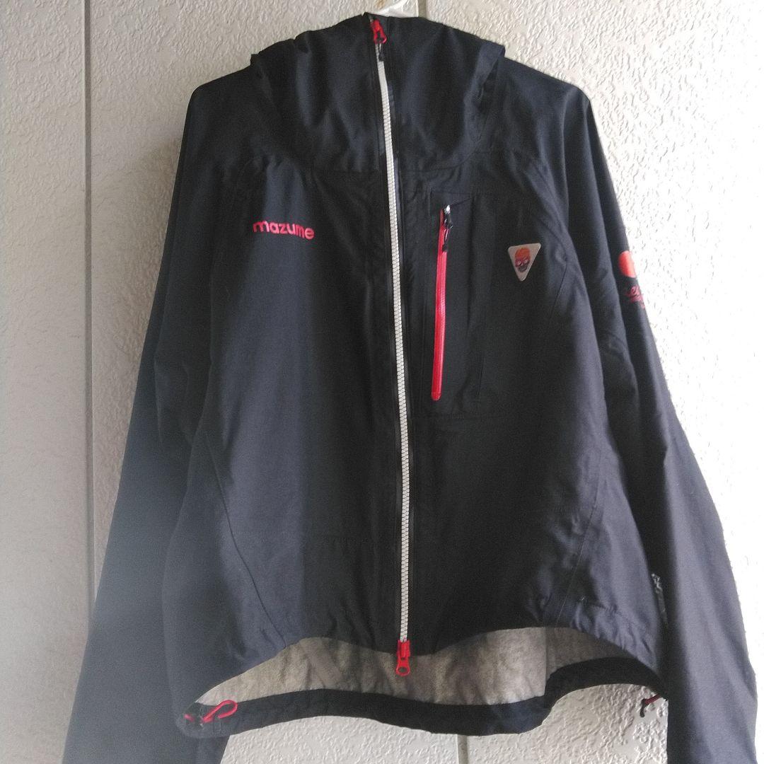 mazume フード付きレインウェア 黒サイズL