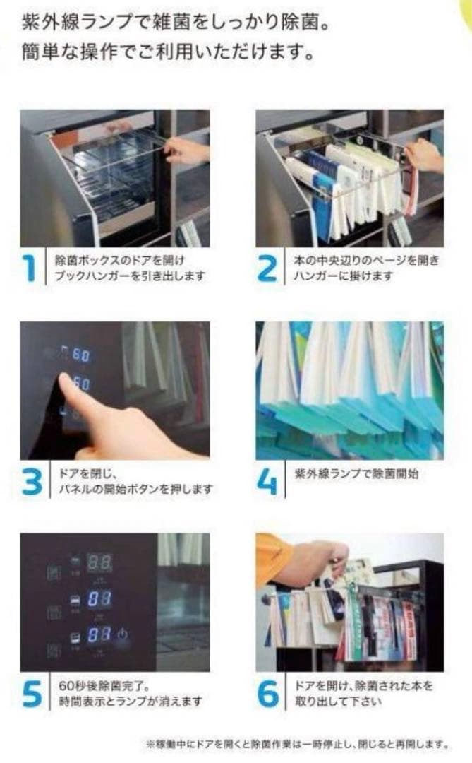 未開封 図書・書籍UV除菌機 ヴィアックス 和みの館 XDZ160-BX