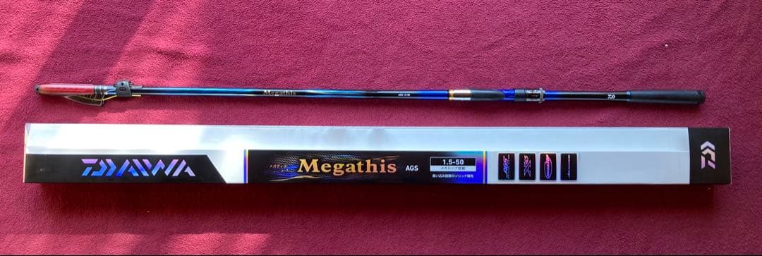 ダイワ Megathis/メガディスAGS 1.5-50メガトップ搭載,磯フカセ