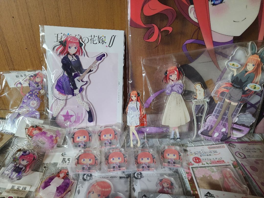 五等分の花嫁 中野二乃 グッズまとめ売り 128点 アニメグッズ 大量
