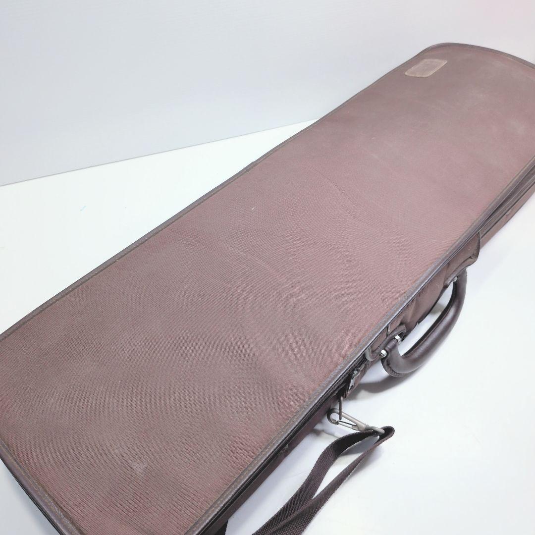 P578 Franz Sandner バイオリン 弓 肩当て ケース付 ドイツ製