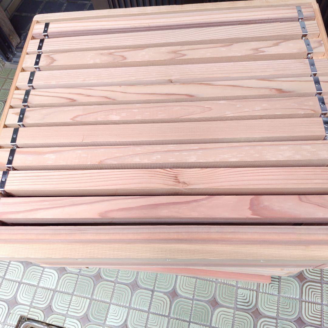 西洋蜜蜂の巣箱、杉板材使用 （10枚かけ）二段使用 縦54㎝✕横45✕高60です