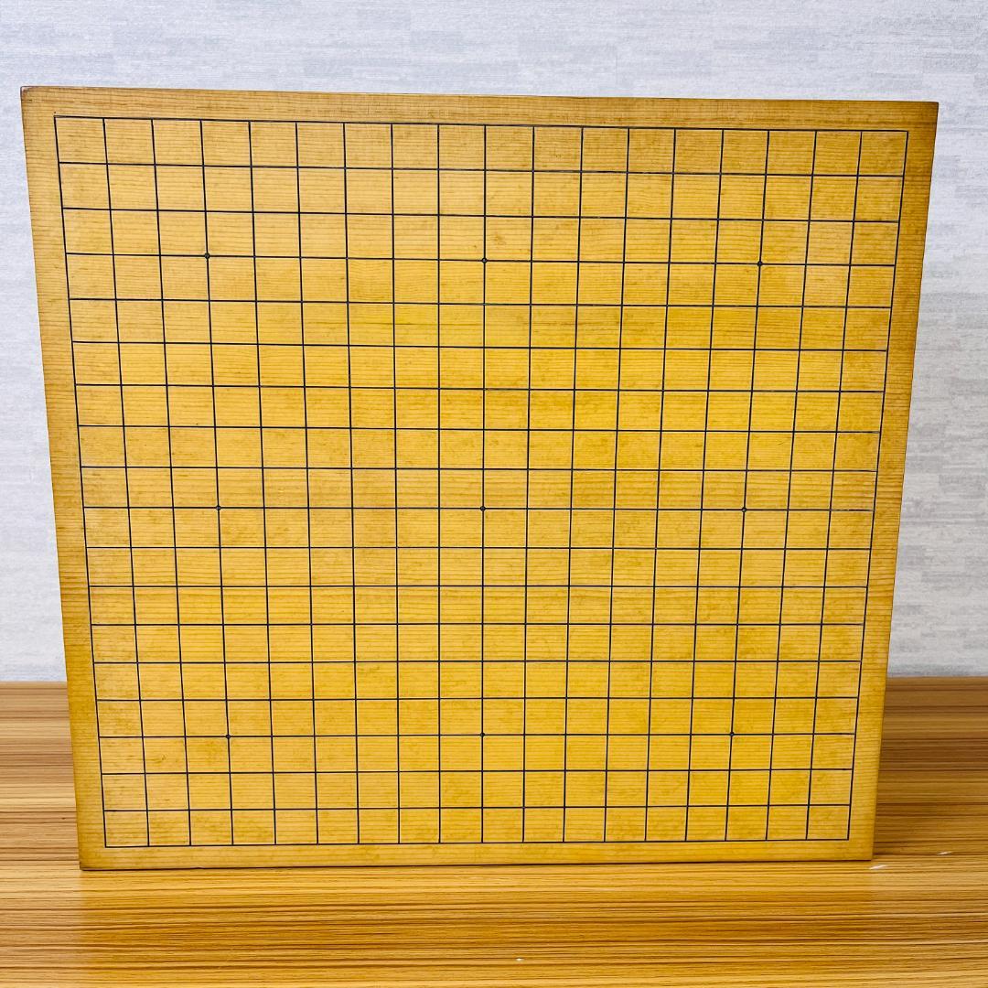日向碁盤店 脚付碁盤 天地柾 柾目 囲碁 ヘソ有り 19路盤