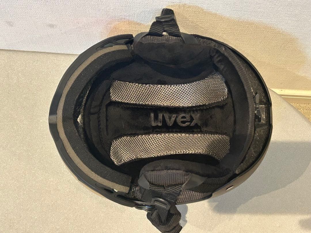 uvex ウベックス ブラックヘルメット オレンジミラー