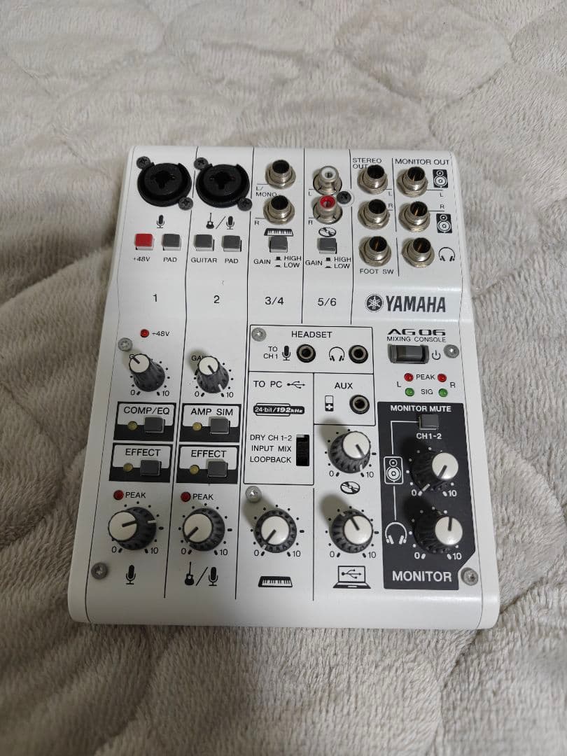 AG06 オーディオインターフェイス