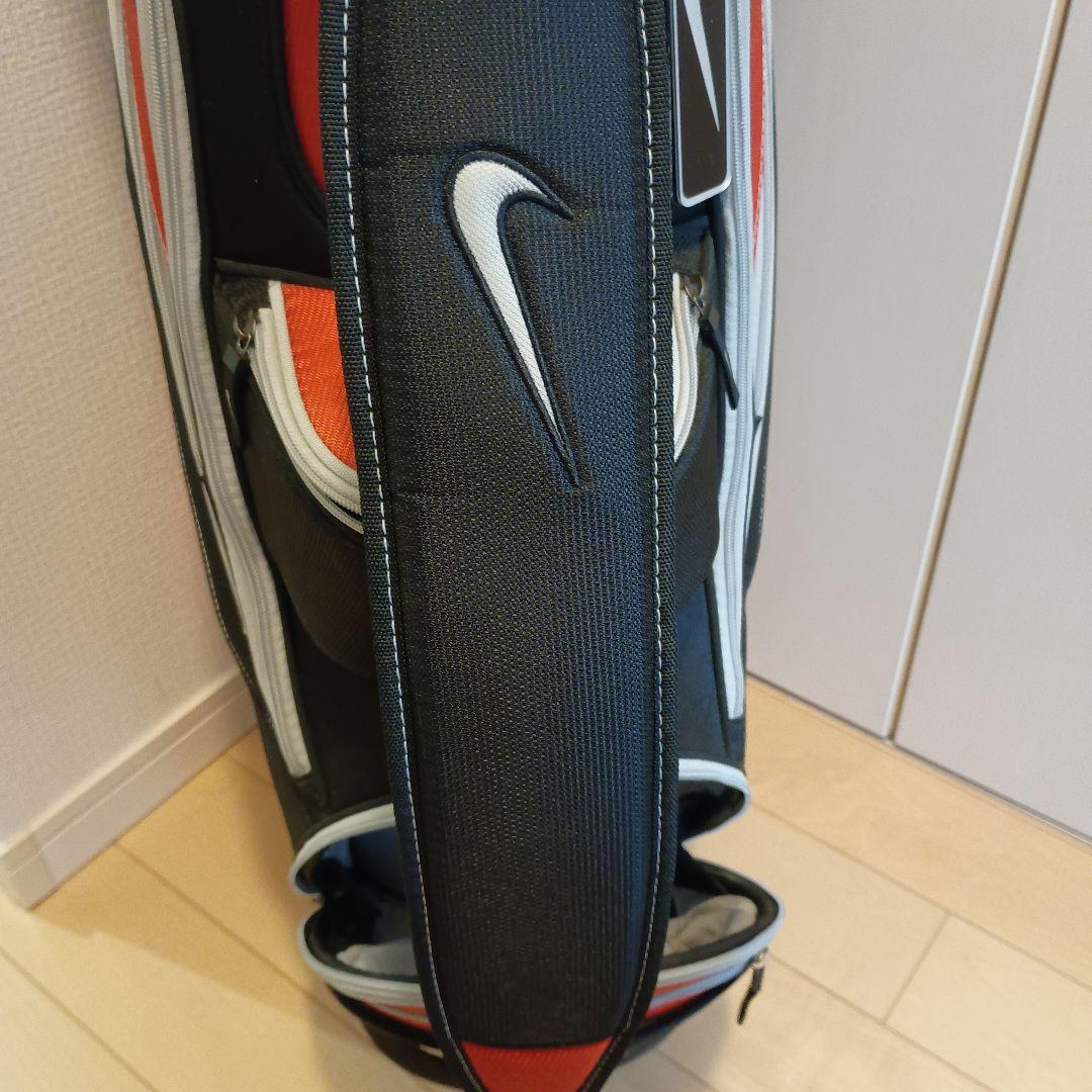 Nike ゴルフ キャディバッグ 黒/赤 4分割 8.5型