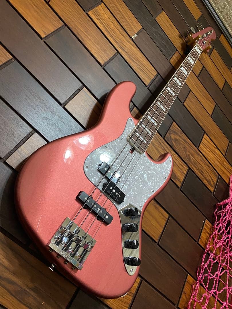 【SALE】弦2PCおまけ！ATELIER Z PJエレキベース バーガンディ