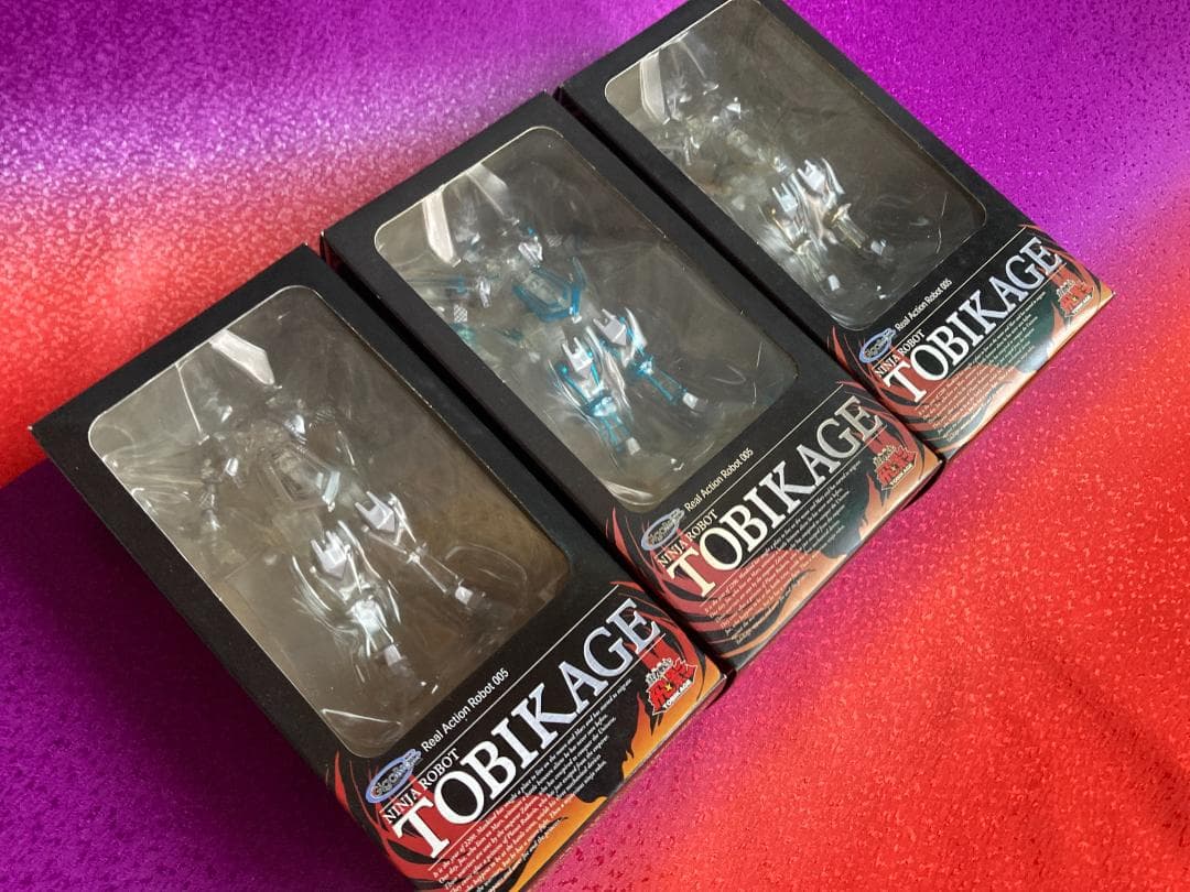 【未開封】WC 限定 ギガブレイン 忍者戦士 飛影 クリアバージョン 3種セット