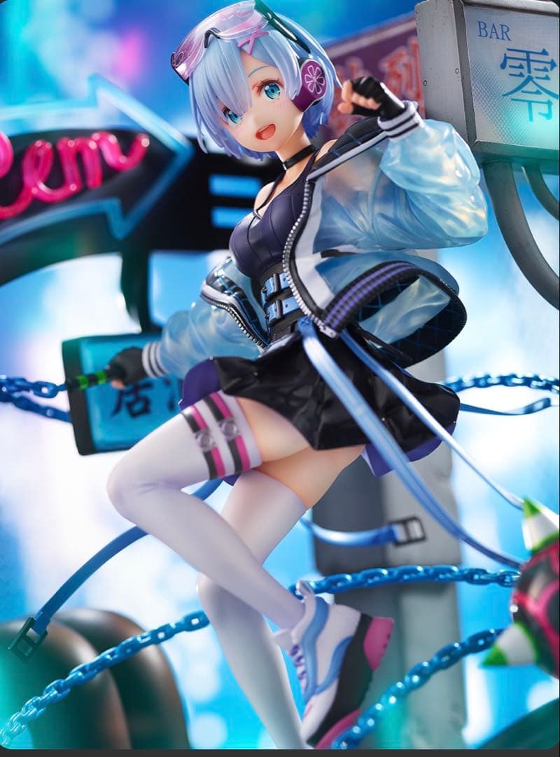【新品:未開封】限定品付 ラム レム Neon City Ver. フィギュア