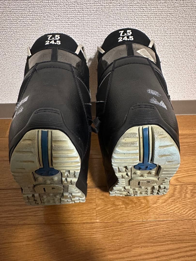 BURTON スノーボードブーツ ブラック/ライトブルー 24.5cm boa