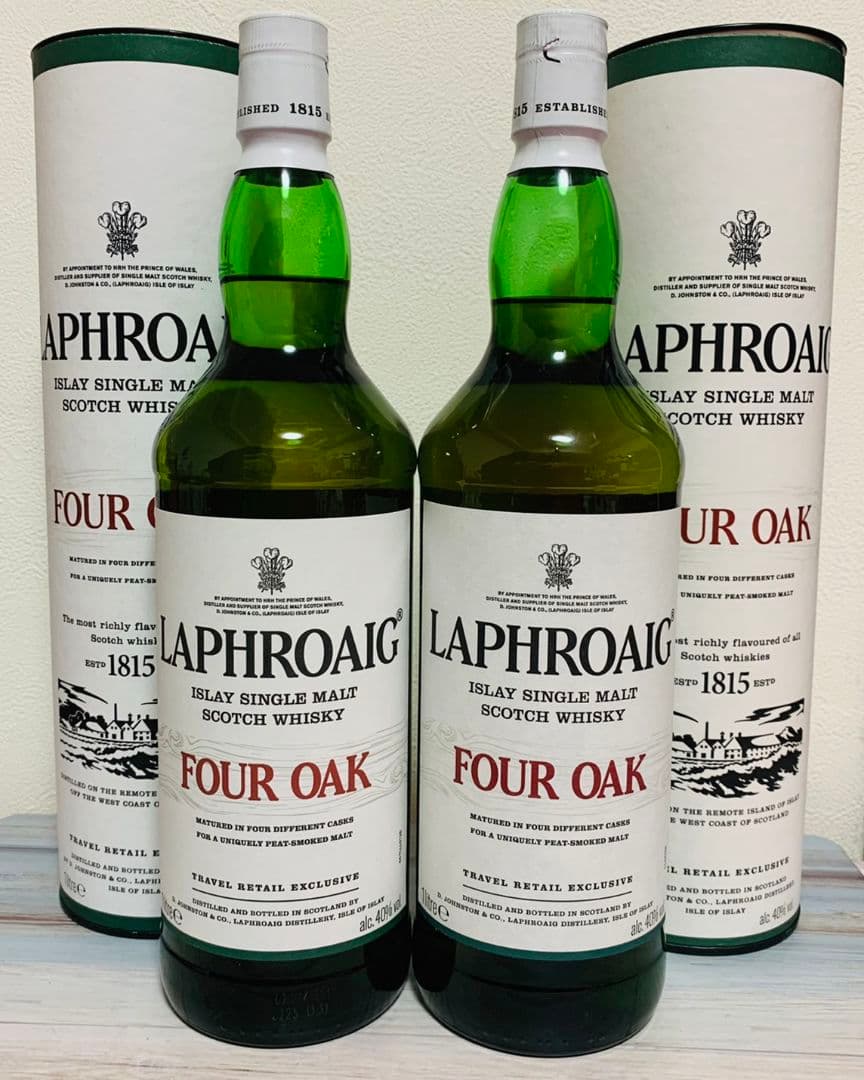 LAPHROAIG FOUR OAK/SELECT CASK /知多7本セット