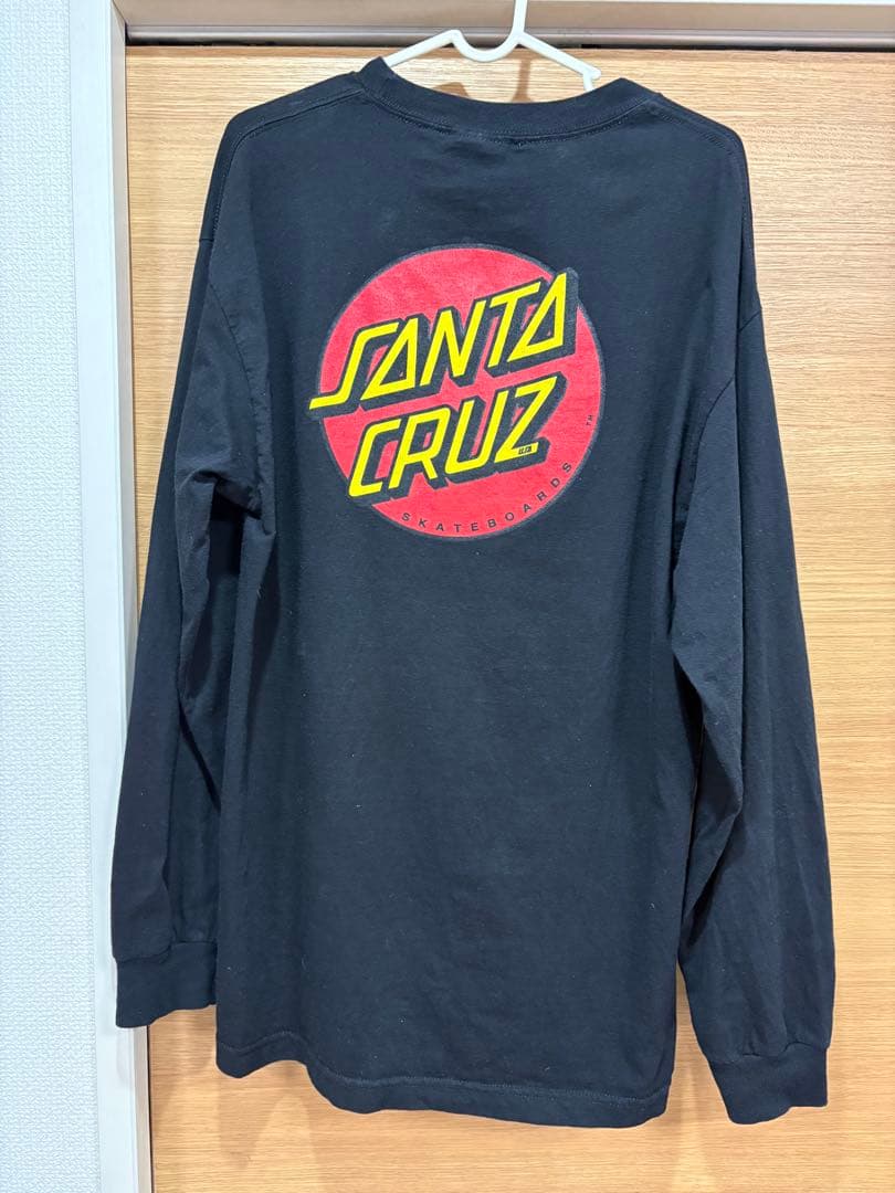 SANTA CRUZ ロンTブラック 長袖 Tシャツ L