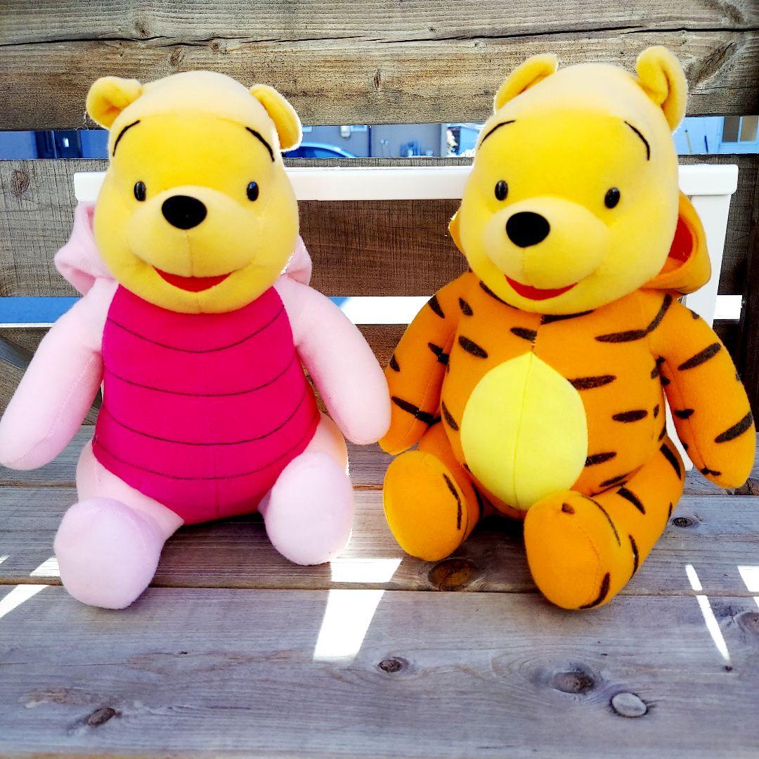 ディズニー くまのプーさん 着ぐるみ ぬいぐるみ 蜂蜜瓶 小物入れ 未使用 美品