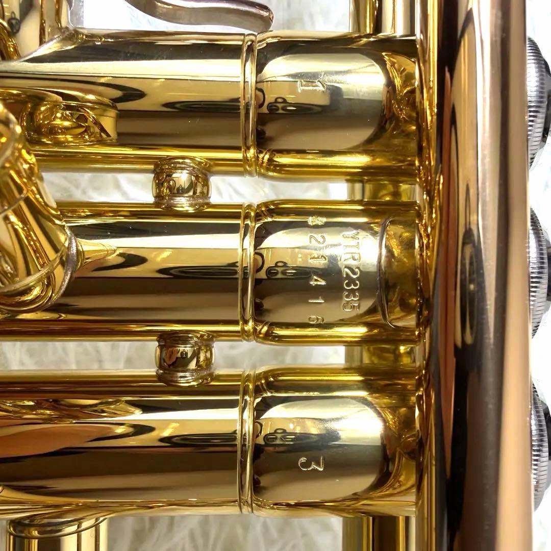 【未使用級】YAMAHA トランペット YTR-2335 ハードケース付②