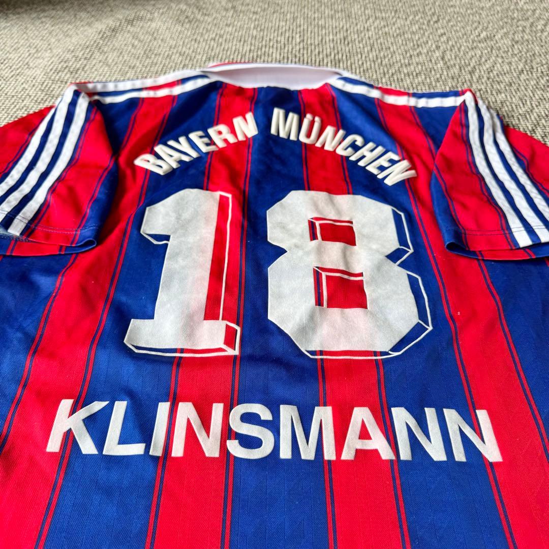 【人気襟付き】ユルゲン・クリンスマン ＃１８ バイエルン・ミュンヘン（H）