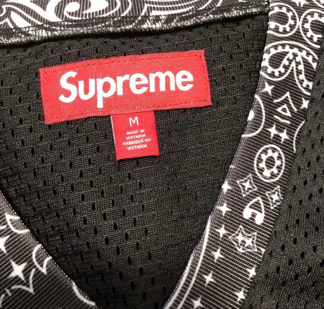 シャツ Supreme Bandana Football jersey \"Black\"