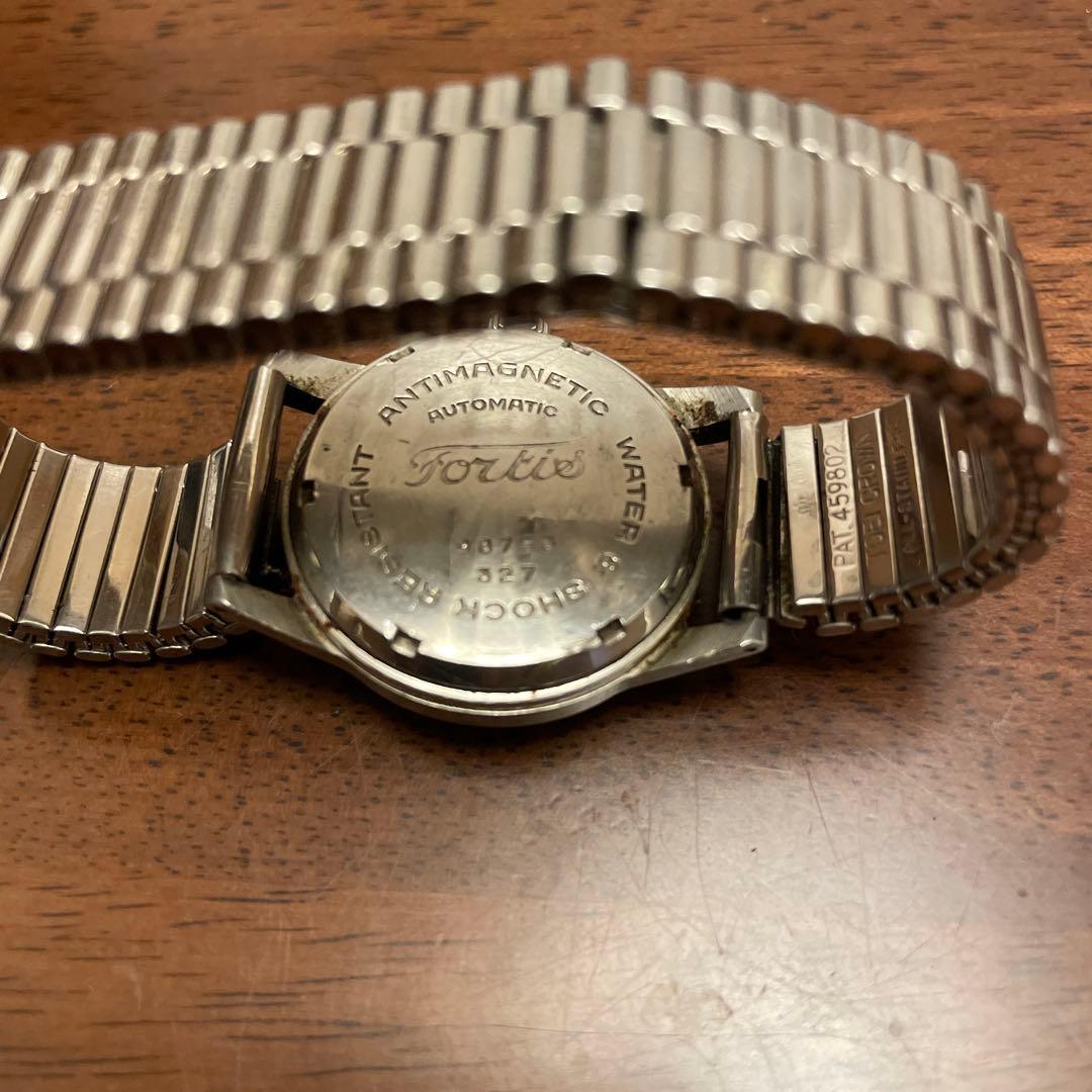 匿名発送【アンテイーク　OH要】Fortis 自動巻き腕時計 シルバー