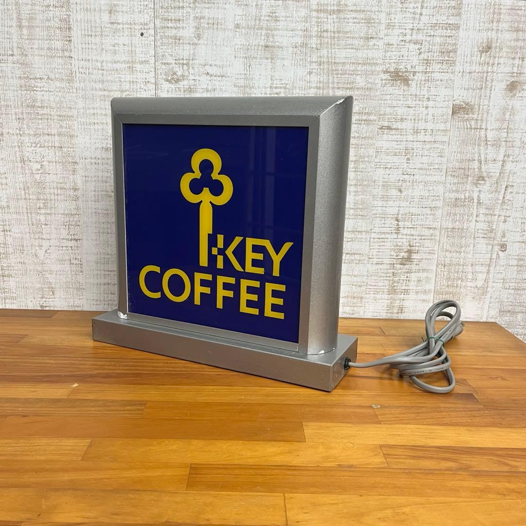 【アンティーク】キーコーヒー KEY COFFEE 電飾看板 電光看板 古道具