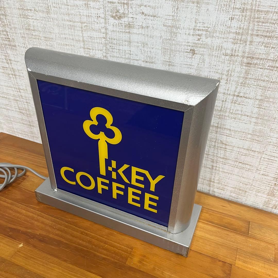 【アンティーク】キーコーヒー KEY COFFEE 電飾看板 電光看板 古道具