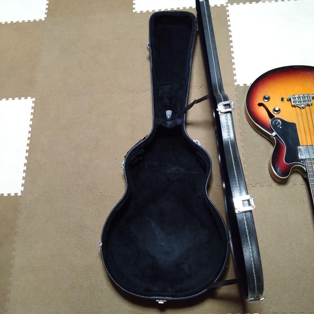 エピフォン　RIVOLI　VC ベース　ハードケース付き　セミアコ　動作確認済み