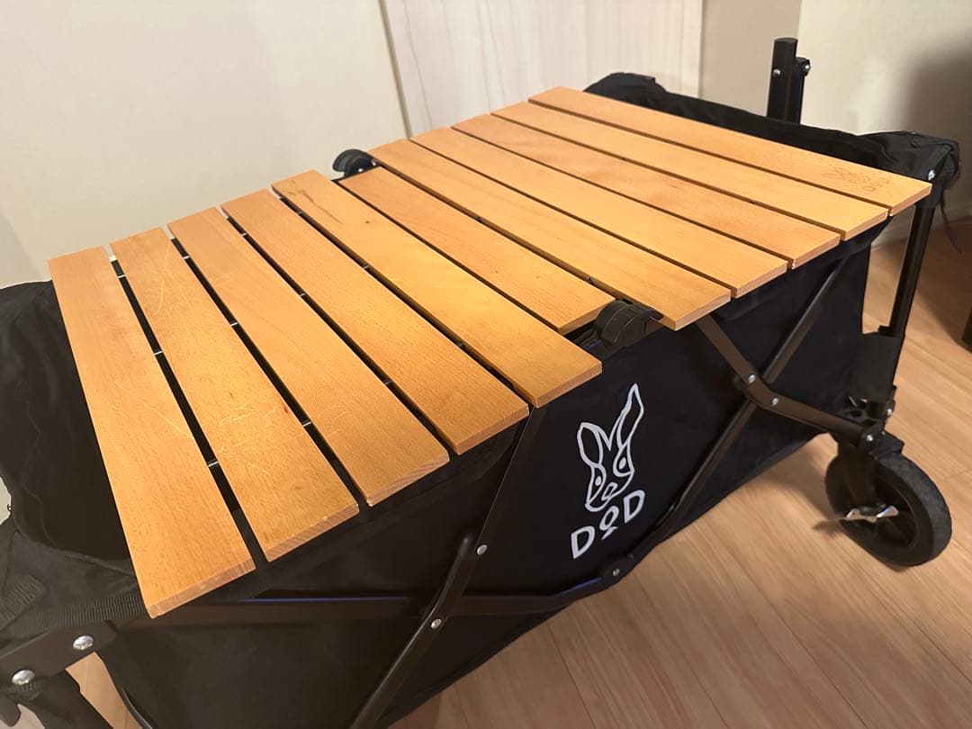 DOD 折りたたみ式キャリーワゴン　 折りたたみテーブル　セット