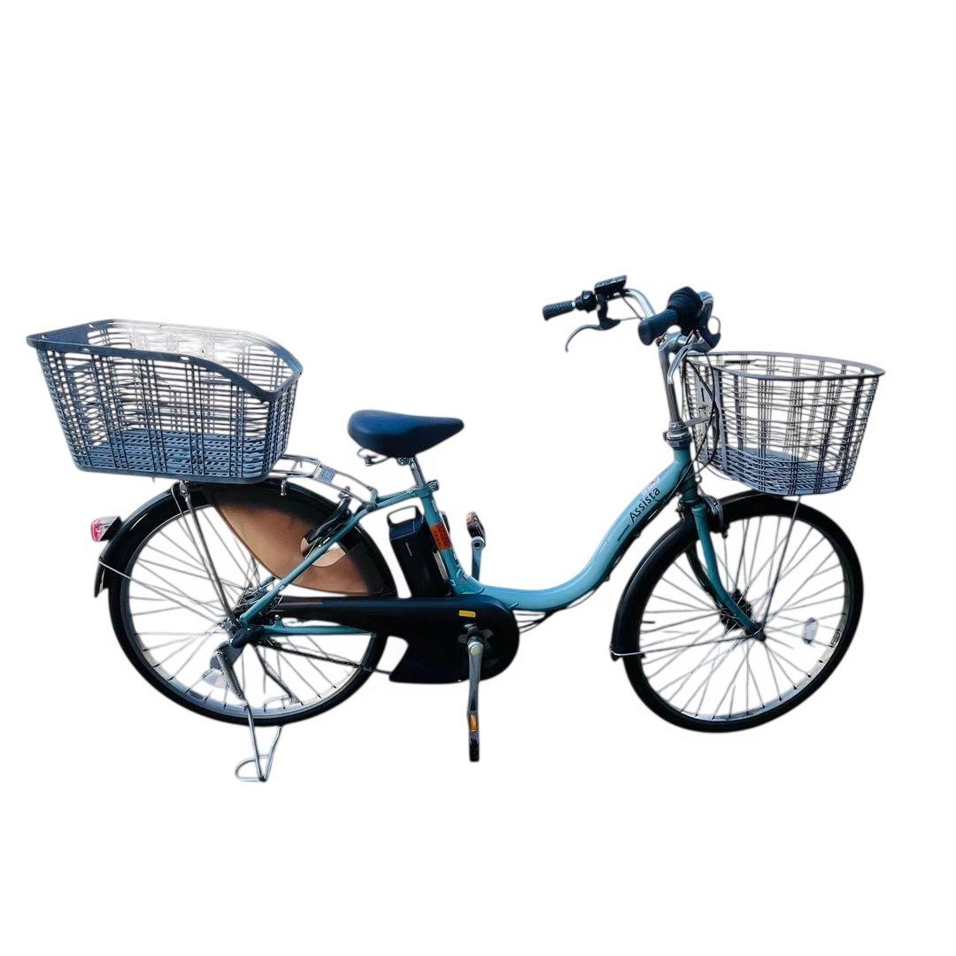【バッテリー良好】ブリヂストン アシスタ 24インチ 電動自転車 充電器付引取可