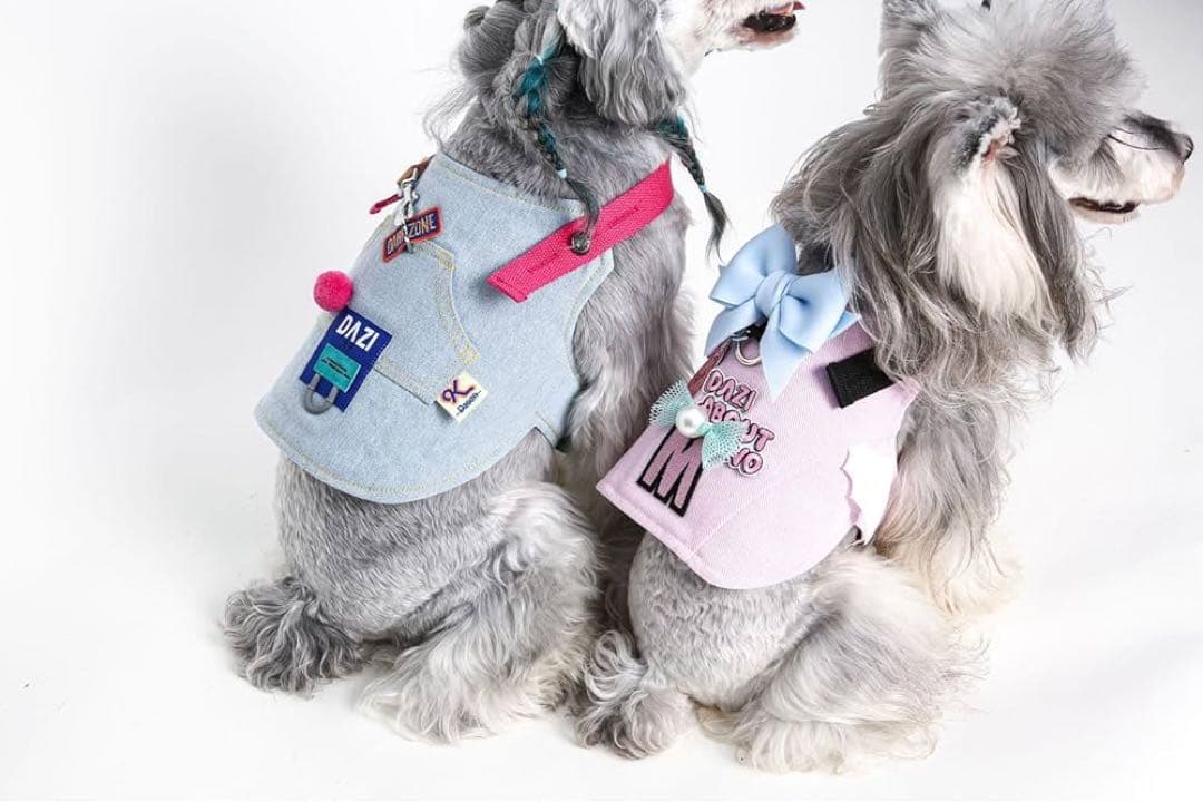 犬用ハーネス 調整可能 リード ベスト ハーネス ピンク かわいい XXL