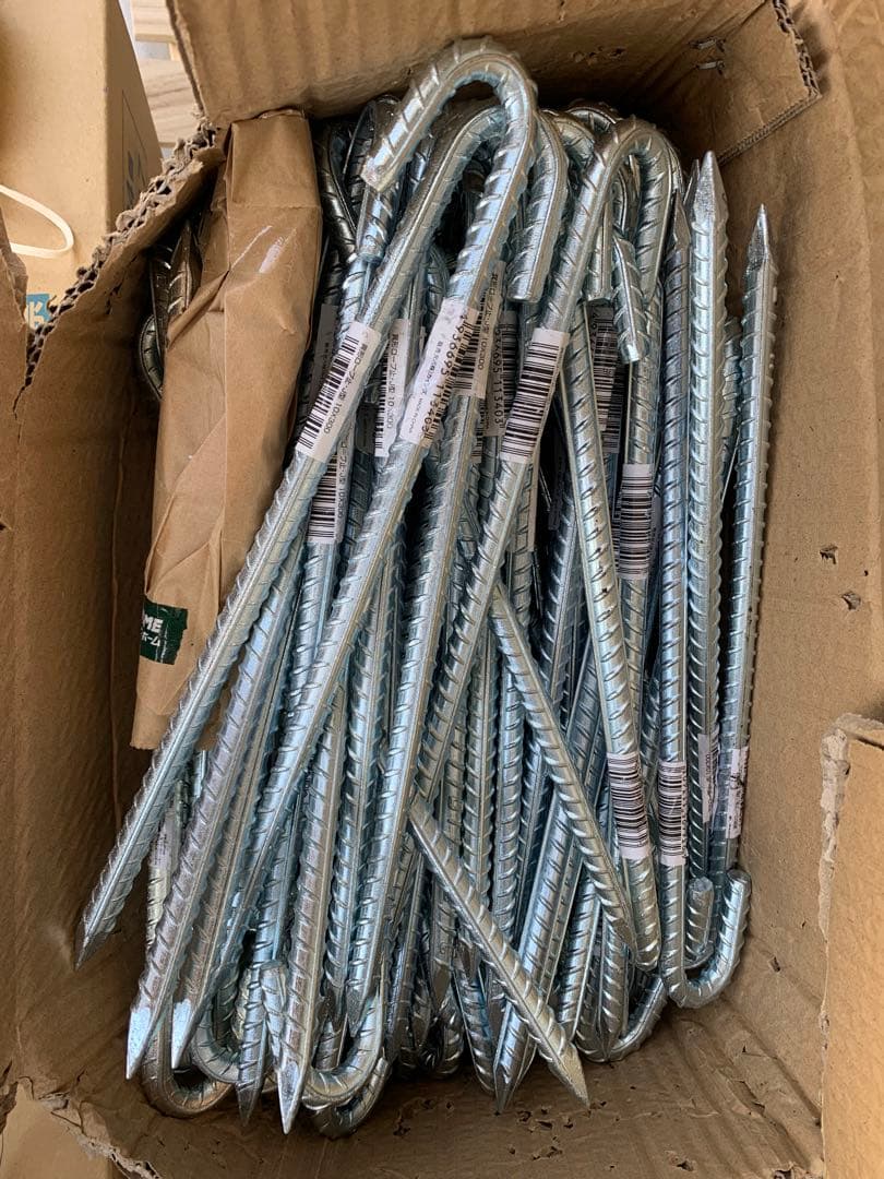 ロープ止め 100本束 J型 10×300 カインズホーム