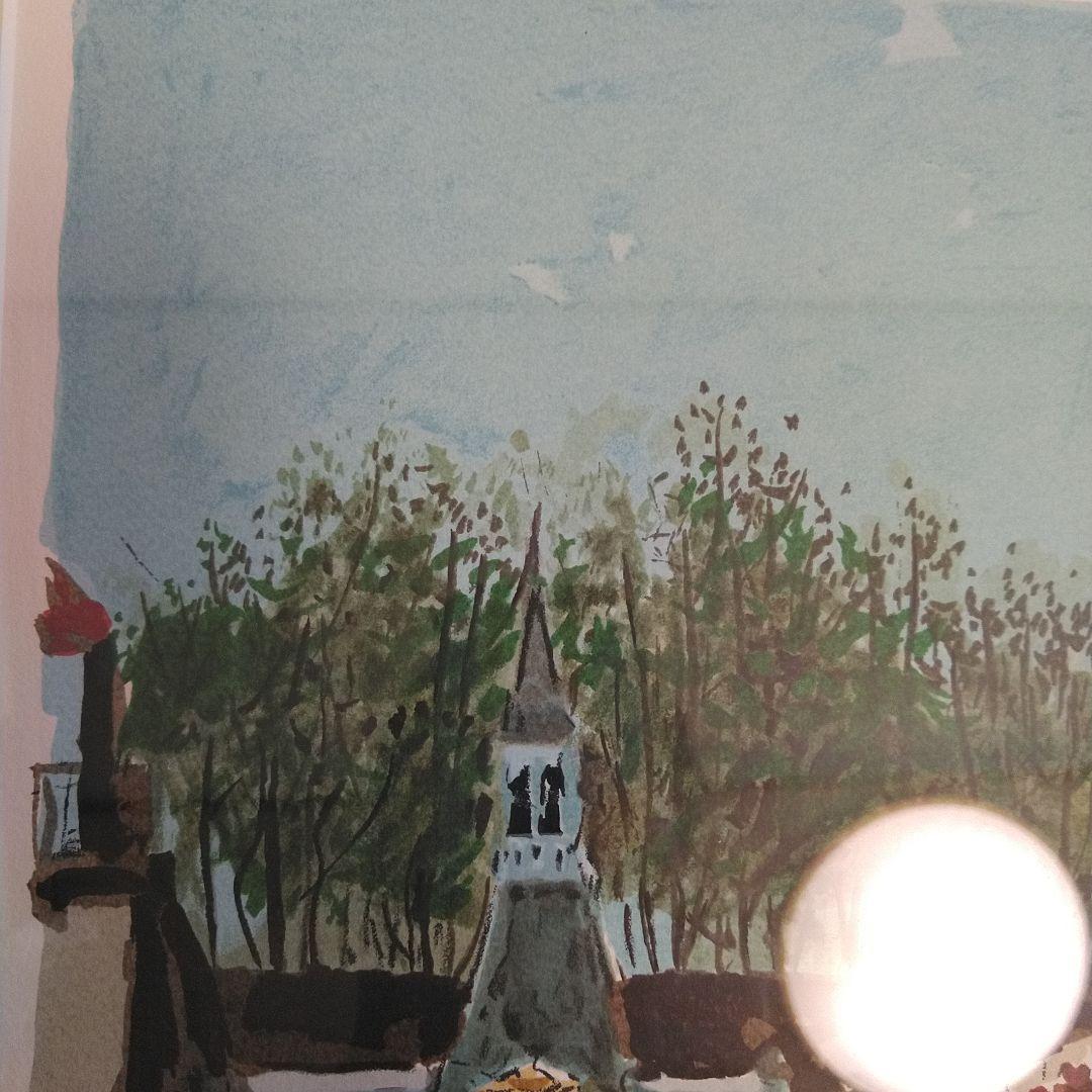 児玉幸雄　版画　EA　村の朝市