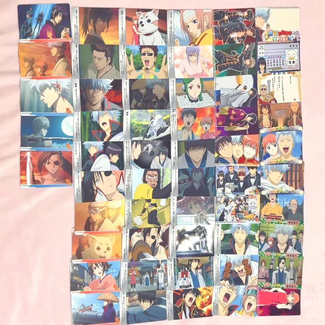 銀魂　クリアコレクション　クリアカード　箔押し　ステッカー　銀八先生　まとめ売り