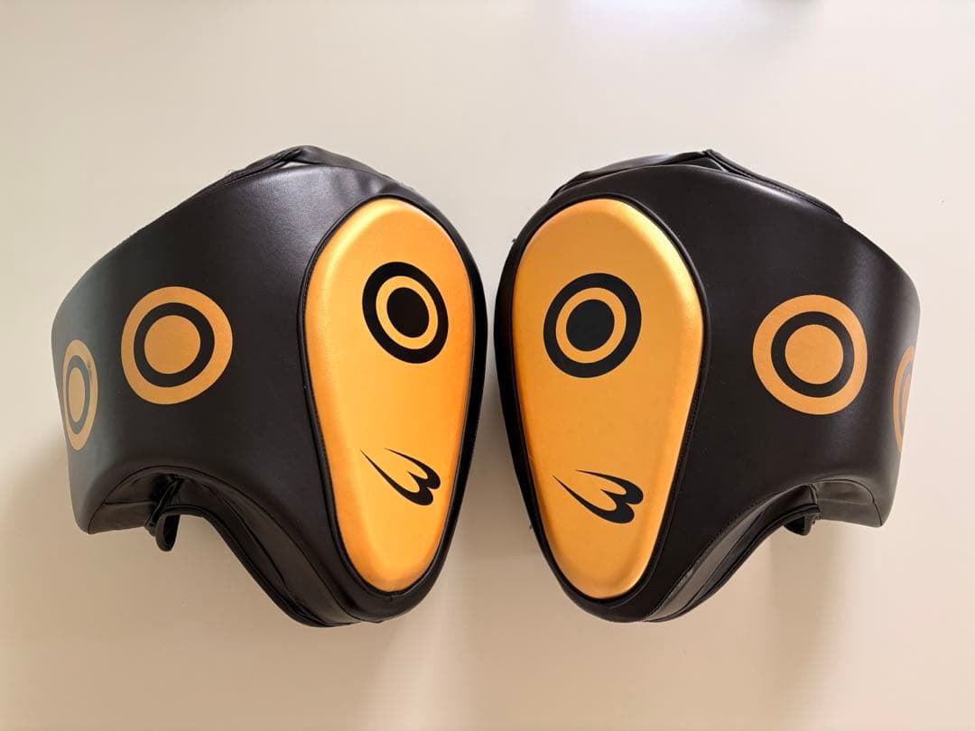 BODYMAKER ローキックガード ブラック×ゴールド