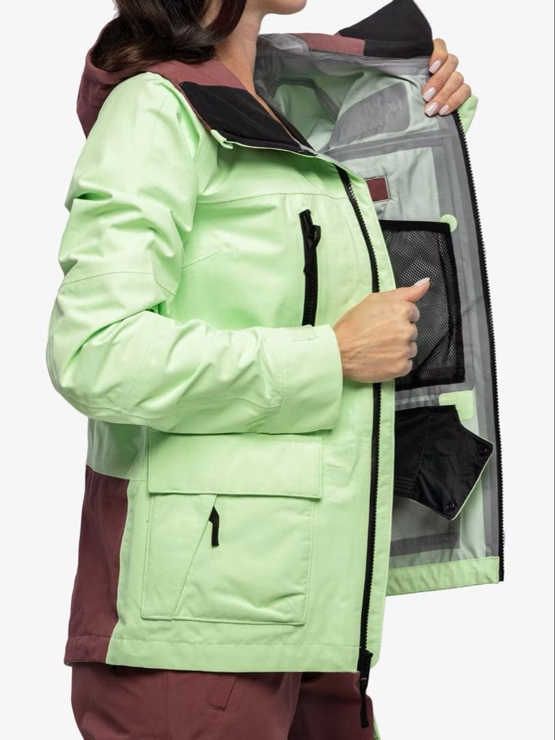 ノースフェイス　レディース　スキー　スノボージャケット　ビブパンツ Mサイズ