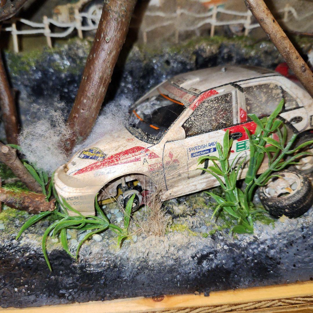 1/24 　ラリー　ジオラマ