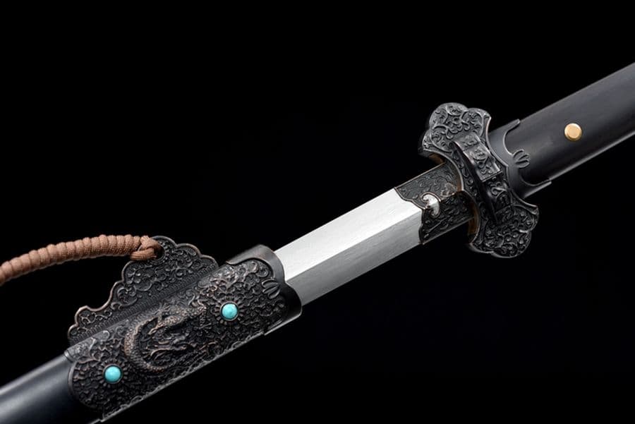 烏木尊龍剣  武具　刀装具　日本刀　模造刀