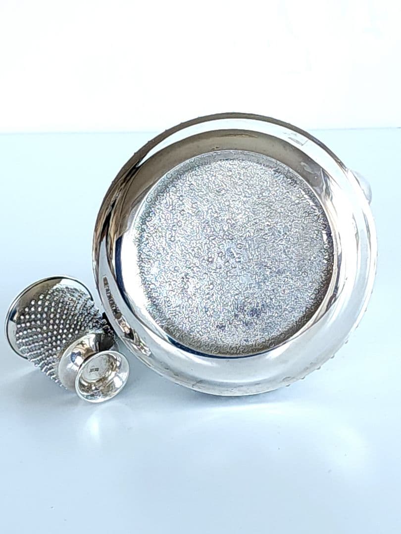 銀製　酒器セット 酒注と猪口 総重量：約279.23g