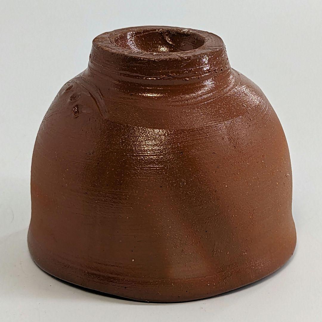 岡山県重要無形文化財 吉本正 備前焼 酒杯 共箱 緋襷 酒器 酒呑 ぐい呑 酒盃