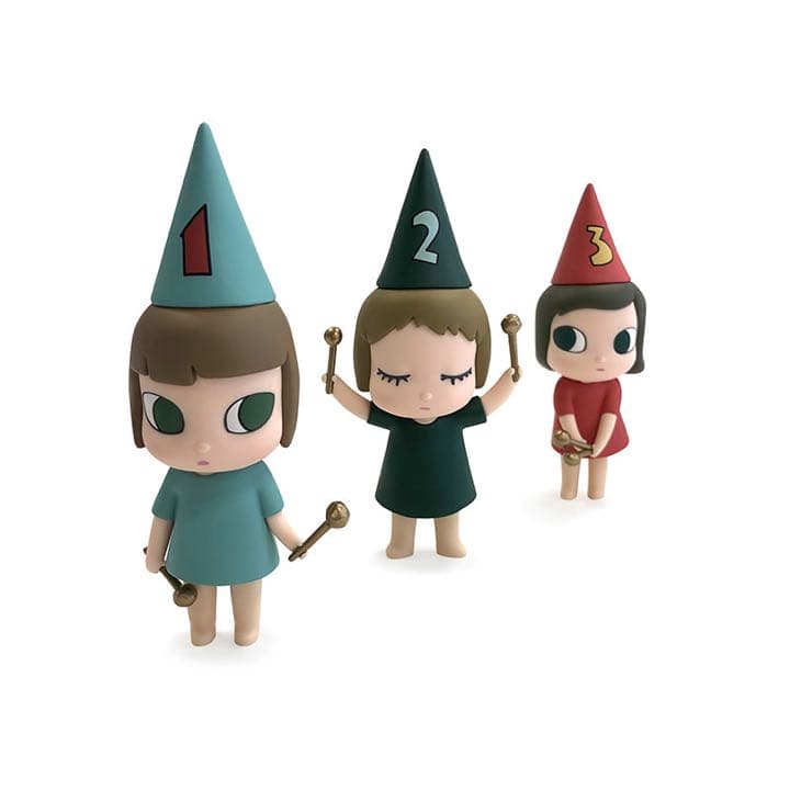 奈良美智 フィギュア DRUMMING GIRLS　１２３