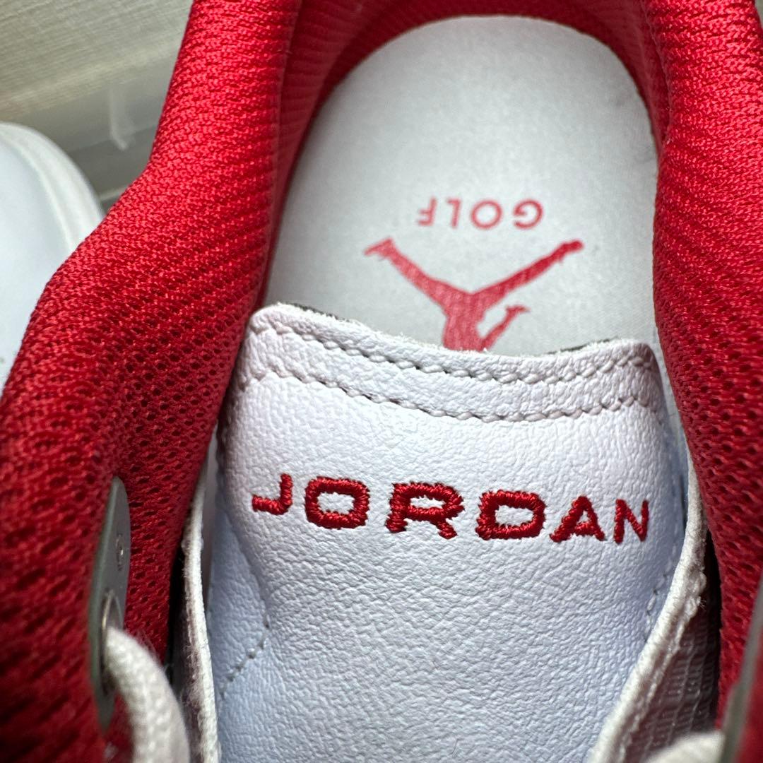 24 未使用　エアジョーダン　ゴルフシューズ　8 26.0 白　ソフトスパイク