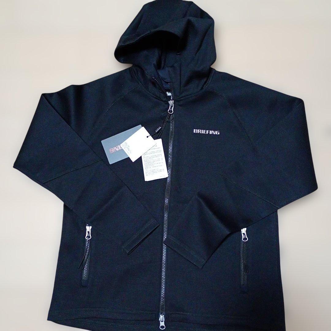 ブリーフィングレディースBRIEFING フード付きジャケット ブラックサイズM