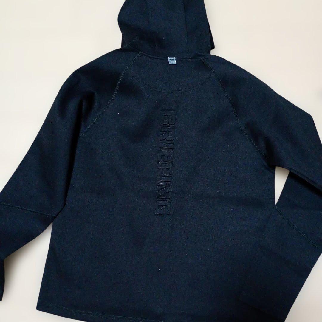 ブリーフィングレディースBRIEFING フード付きジャケット ブラックサイズM