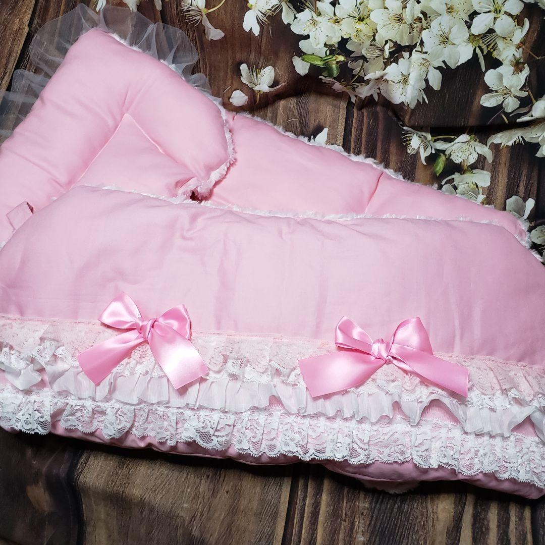 カートクッション　くるみ　あごのせクッション　ハンドメイド