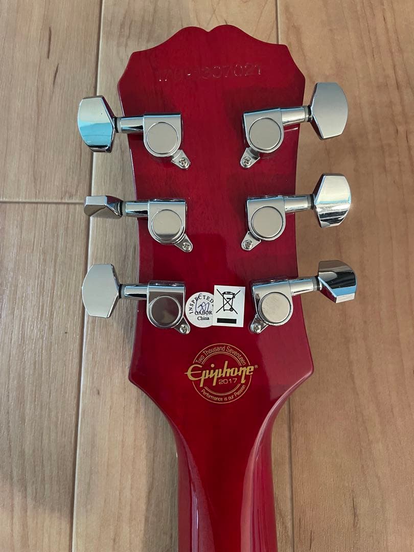 美品Epiphone Les Paul studio LT純正ケース、ストラップ