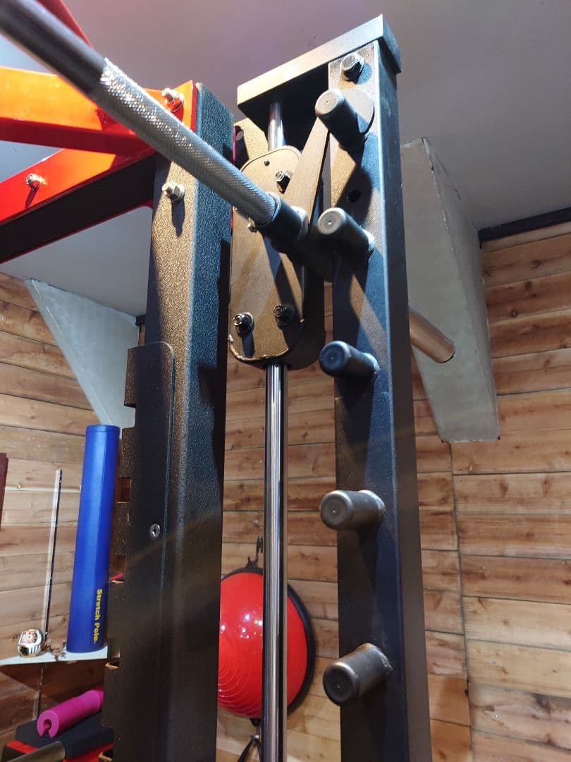 石川県かほく市　BULL パワーラック 専用後付けスミスマシン